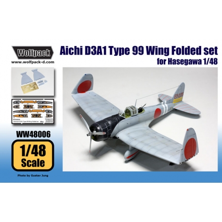 Aichi D3A1 Type 99 Wing Folded set (for Hasegawa 1/48)