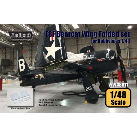 Wolfpack 1/48 F8F Bearcat Wing Folded set for Hobbyboss WW48011 Wolfpack 1/48 F8F Bearcat Wing Folded set for Hobbyboss WW48011
