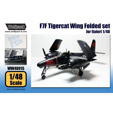 Wolfpack 1/48 scale resin F7F Tigercat Wing Folded set for Italeri - WW48015 Wolfpack 1/48 scale resin F7F Tigercat Wing Folded set for Italeri - WW48015