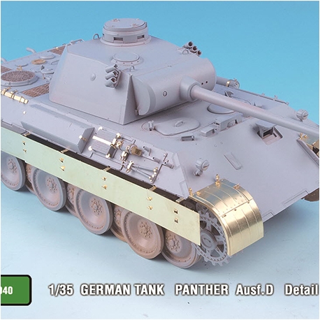 1/35 German Panther Ausf.D Detail up set for Zvezda