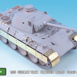 1/35 German Panther Ausf.D Detail up set for Tamiya