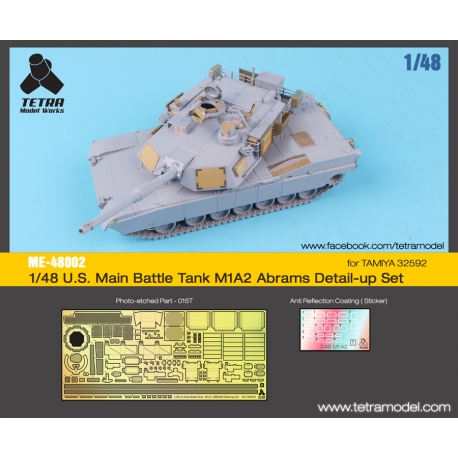 Tamiya 1/48 U.S. Main Battle Tank M1A2 Abrams Model Kit