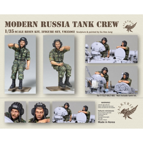 1:35 WWII Modern Russian Army High Quality Resin Kit 2 Figures 