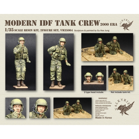 1/35 Modern IDF Tank Crew - 2000 Era (2 Figures) - Modelling Planet