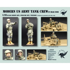 1/35 Modern US Army Tank Crew in Iraq 2008 (2 Figures)
