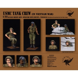 1/35 USMC Tank Crew IN Vietnam War (2 Figures and 1 Bust)