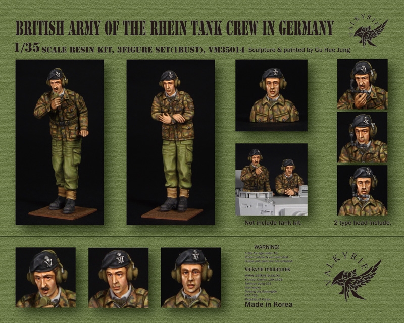 1:35 Model Kit British army 2 FIGURES High Quality Resin Kit