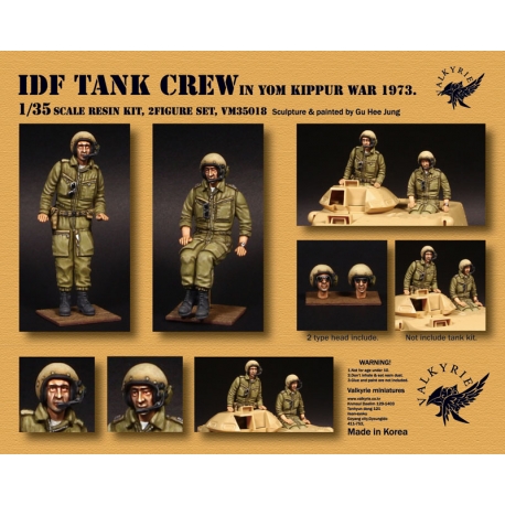 1/35 IDF Tank Crew in Europe In Yom Kippur War 1973 (2 Figures ...