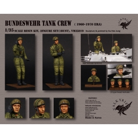 1/35 Bundeswehr Tank Crew - 1960~ 1970 Era (2 Figures and 1 Bust)