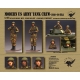 1/35 Modern US Army Tank Crew - 1980 ~ 90 Era (2 Figures and 1 Bust)