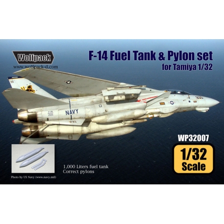 F-14 Tomcat Fuel Tank and Pylon set (for Tamiya 1/32)