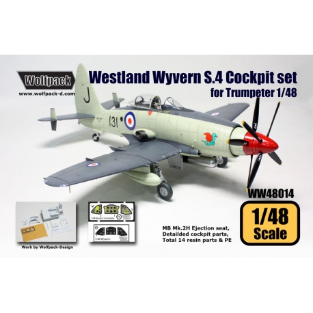 Westland Wyvern S.4 Cockpit set (for Trumpeter 1/48)