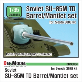 SU-85M TD D-5S Barrel / Mantlet set 1/35