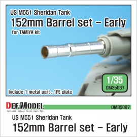 US M551 Sheridan 152mm metal barrel set - Early 1/35