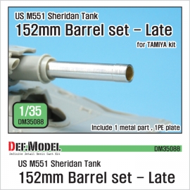 US M551 Sheridan 152mm metal barrel set - Late 1/35