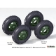 US M54A2 Cargo Truck Sagged Front Wheel set (2) 1/35