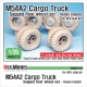 US M54A2 Cargo Truck Sagged Rear Wheel set- Heavy Loaded 1/35