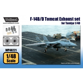 F-14B/D Tomcat Exhuast set (for Tamiya 1/48)
