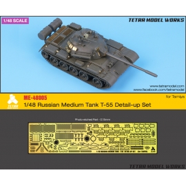 [ME-48005] 1/48 Russian Medium Tank T-55 Detail-up Set (for Tamiya)
