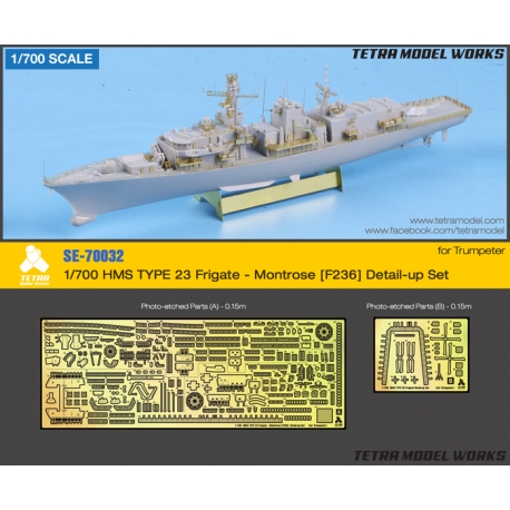 [SE-70032] 1/700 HMS TYPE 23 Frigate - Montrose [F236] Detail-up Set (for Trumpeter)